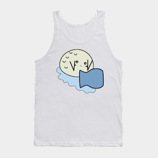 Bunny zodiac sign of Aquarius Tank Top